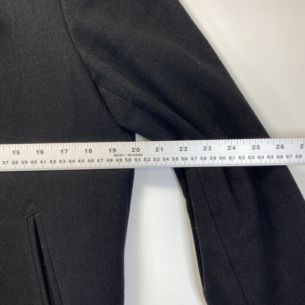 Wayne Gretzky Collection No. 99 Pea Coat Size Small 34-36 Black Wool/Polyester - Picture 6 of 9